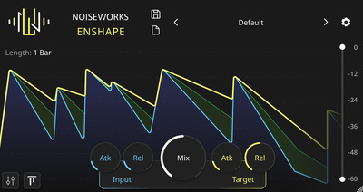 NoiseWorks Enshape dinamiskās apstrādes spraudnis