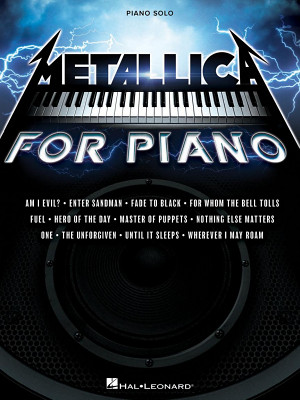 Hal Leonard Metallica for Piano Solo dziesmu grāmata klavierēm