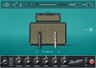 Universal Audio UAD Showtime '64 Tube Amp ģitāras pastiprinātāja spraudnis