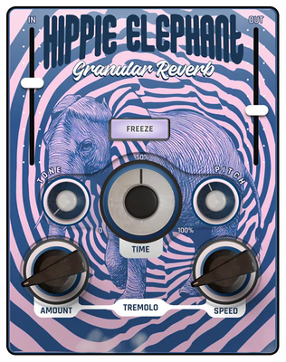 Safari Pedals Hippie Elephant reverba spraudnis