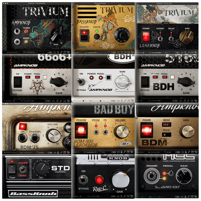 Bogren Digital Ampknob Complete Bundle spraudņu komplekts