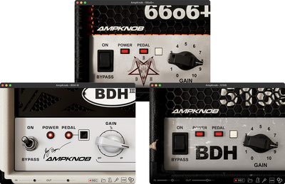 Bogren Digital Ampknob BDH Bundle pastiprinātāja simulācijas spraudņu komplekts