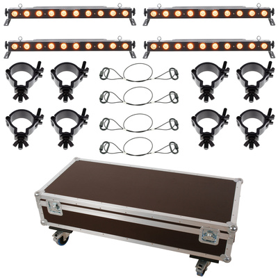 Varytec Starstrip 10 Active DMX Bundle blinderu komplekts
