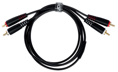 UDG Ultimate Cable RCA Straight BL RCA audio kabelis