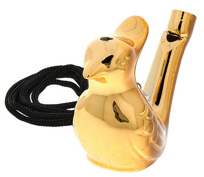 Thomann Ceramic Chirping Bird Gold efektu svilpe