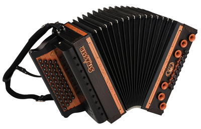 Strasser Hoamat Schwarzbirne G/C/F/Bb stīriešu akordeons
