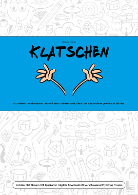 Schlag das Zeug Klatschen – Rhythmus lernen ritma mācību grāmata bērniem
