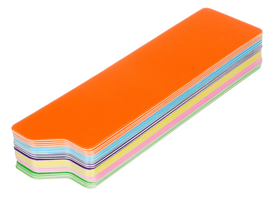 CRDBAG CRDTABS Gaff Rainbow 30x marķēšanas birkas