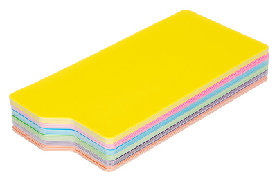 CRDBAG CRDTABS Brick Gaff Rainbow marķēšanas birkas