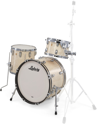 Ludwig Legacy Maple Downbeat V.White