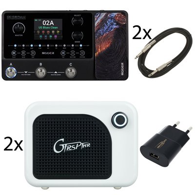Mooer GE150+ Traveller Stereo Bdl WH ģitāras multi-efektu pedālis