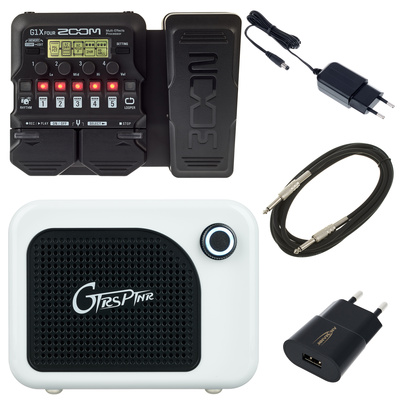 Zoom G1X Four + Cab WH Bundle ģitāras multiefektu pedāļu komplekts