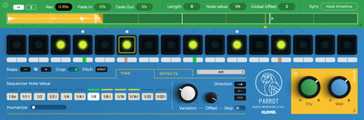 Klevgrand Parrot looper spraudnis