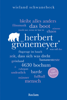 Reclam Verlag 100 Seiten Herbert Grönemeyer specializētā grāmata
