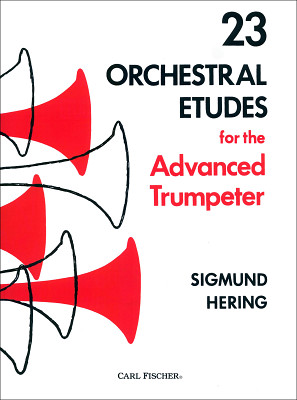 Carl Fischer 23 Orchestral Etudes trompetes notis