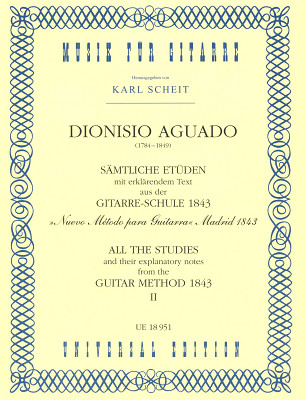 Universal Edition Aguado Sämtliche Etüden