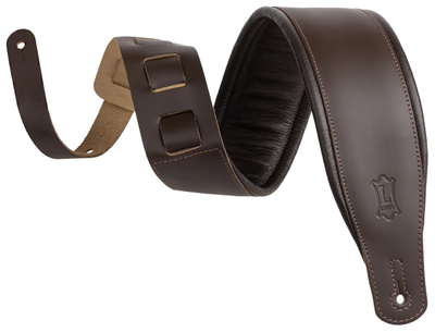 Levys Amped Leather 3″ DBR