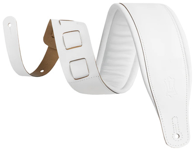 Levys Amped Leather 3″ WH