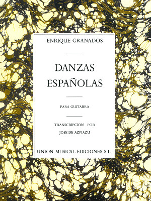 Union Musical Ediciones Granados Danzas Espanolas notis ģitārai