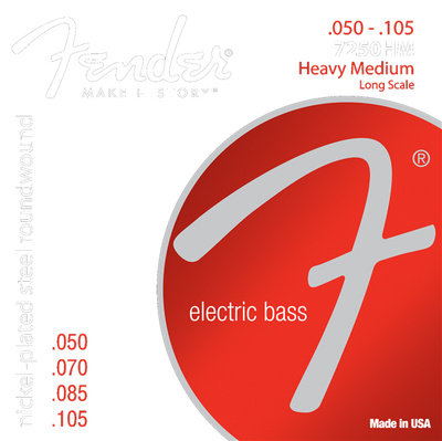 Fender 7250HM elektriskā basa stīgas