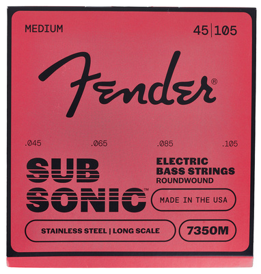 Fender 7350M elektriskā basa stīgu komplekts
