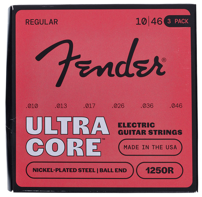 Fender Ultracore 1250R 3-Pack elektriskās ģitāras stīgas