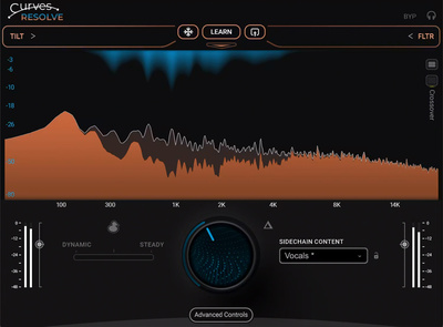 Waves Curves Resolve audio spraudnis