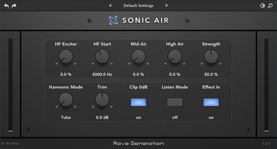 Rave Generation Sonic Air modulācijas spraudnis
