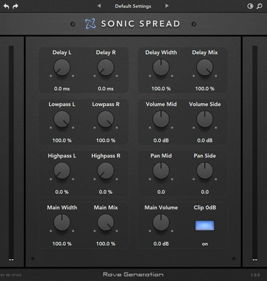 Rave Generation Sonic Spread modulācijas spraudnis