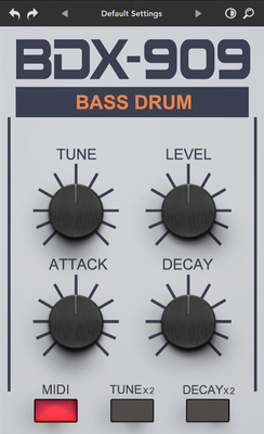 Rave Generation BDX-909 virtuālais instruments