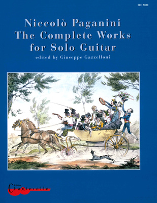 Edition Chanterelle Paganini Complete Works ģitāras notis