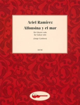 Edition Chanterelle Ramírez Alfonsina y el Mar ģitāras notis