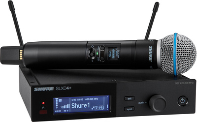 Shure SLXD24+E/Beta58 S50 UHF bezvadu mikrofona sistēma