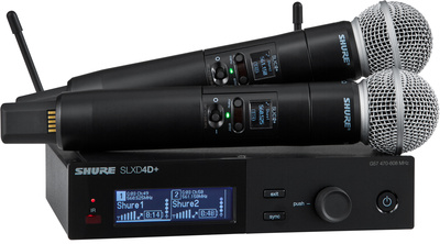 Shure SLXD24D+E/SM58 S50 bezvadu mikrofona sistēma