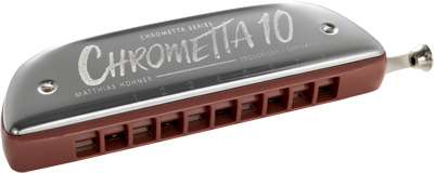 Hohner Chrometta 10 C Color Edition hromatiskā mutes harmonika