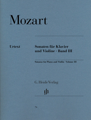 Henle Verlag Mozart Violinsonaten 3