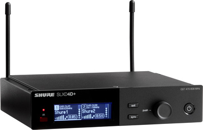 Shure SLXD4D+E K55 bezvadu uztvērējs