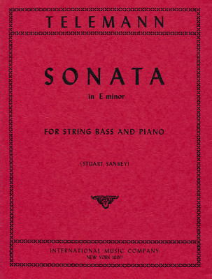 International Music Company Telemann Sonata in E minor bladmuziek