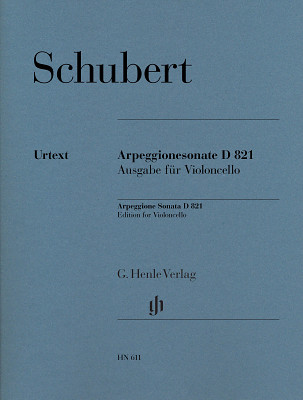Henle Verlag Schubert Sonate a-Moll nošu izdevums čellam