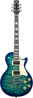 Heritage Guitar Ascent+ H-150 Lake Blue Burst elektriskā ģitāra