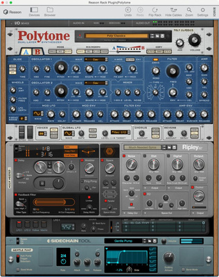 Reason Studios Reason Rack Plugin 13 virtuālais instruments