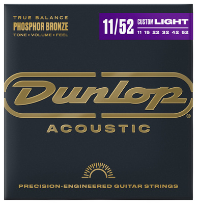 Dunlop Ph/Bronze 11-52 struny do gitary akustycznej
