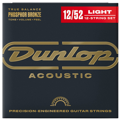 Dunlop Ph/Bronze 12-Set 12/52 struny do gitary akustycznej