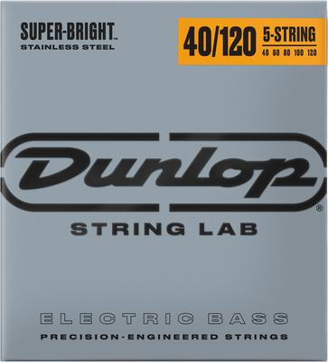 Dunlop Super Bright 40-120 SS 5str L struny do gitary basowej
