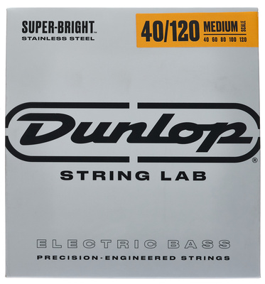 Dunlop Super Bright 40-120 SS 5str M struny do gitary basowej