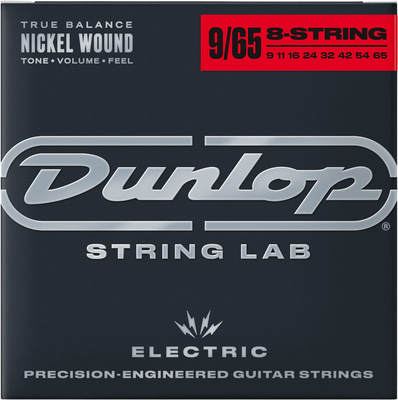 Dunlop 09-65 8str struny do gitary elektrycznej
