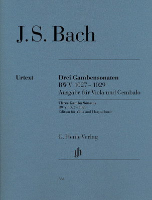 Henle Verlag Bach Drei Gambensonaten Viola