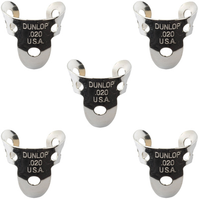 Dunlop Nickel Silver 4F 1T .020 IN sada palcových trsátek