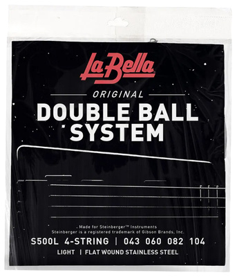 La Bella S500L Double Ball Flat struny do gitary basowej