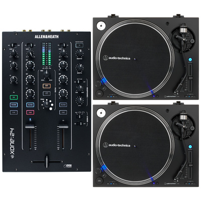 Allen & Heath Xone 24 LP140 BK Mix Bundle zestaw DJ